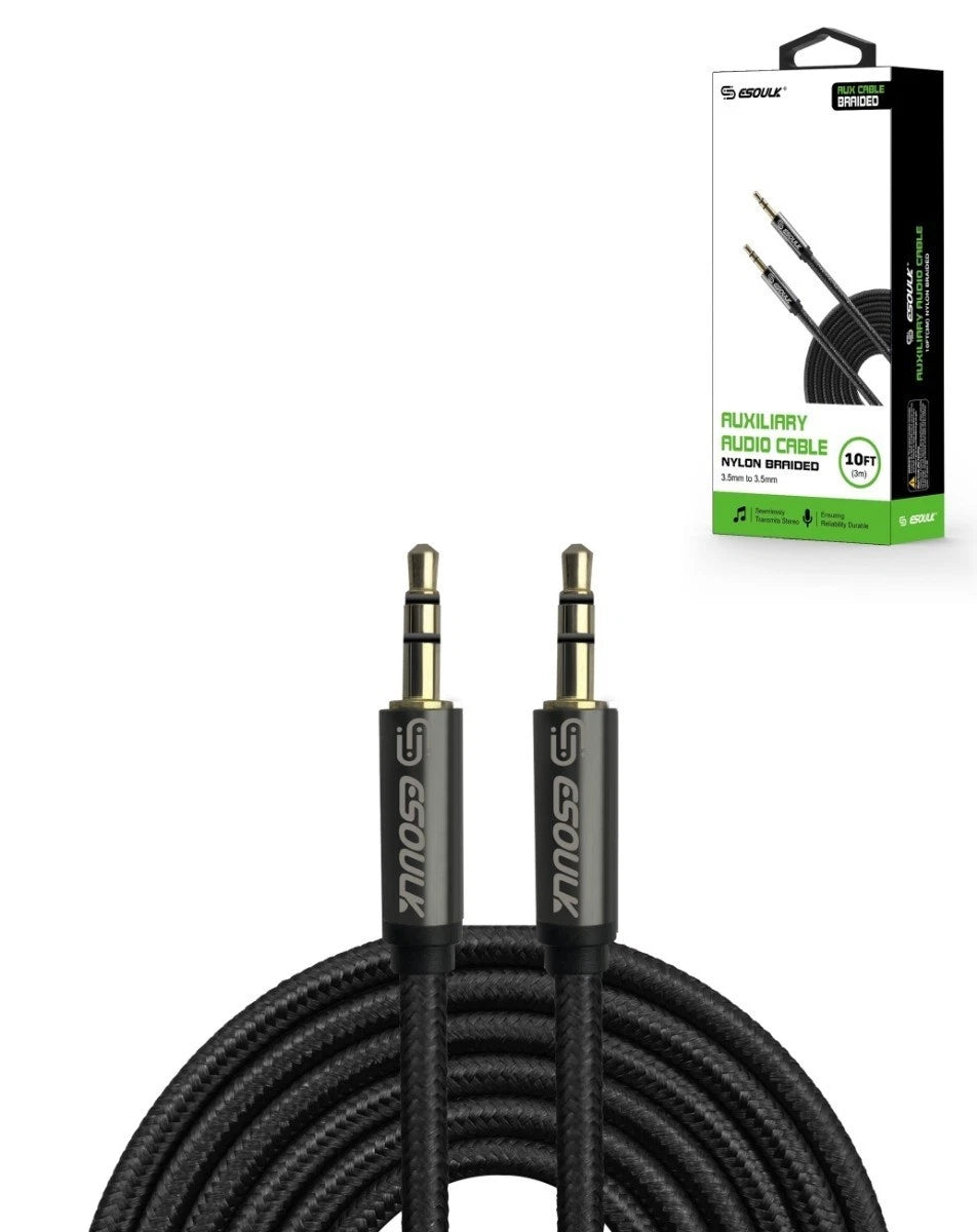 Auxiliary Audio Cable 10ft