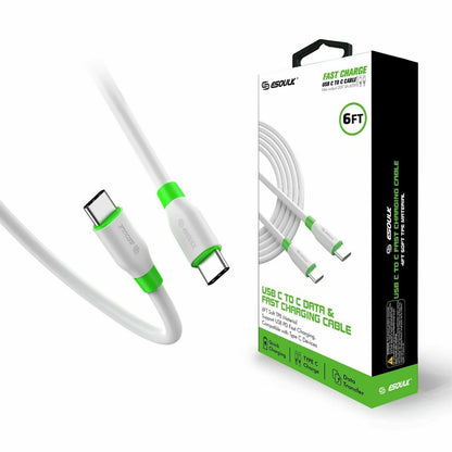 USB C to USB C-Fast Charging Cable 6ft
